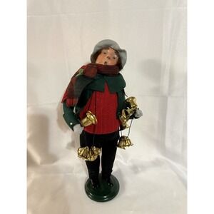 Byers Choice Carolers Man With Bells Christmas Caroler Figure 2012